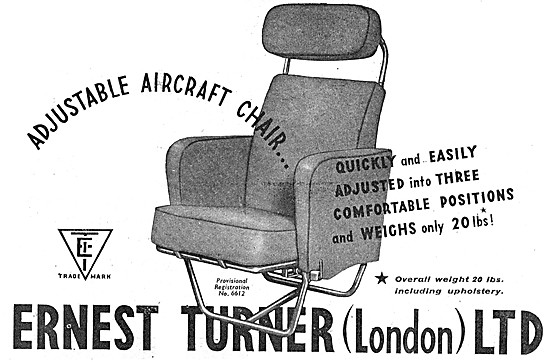 The Ernest Turner Aircraft Seats                                 