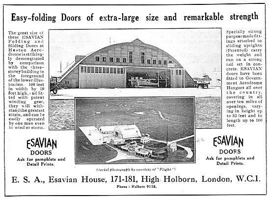 Esavian Extra-Large Folding Doors For Aircraft Hangars           