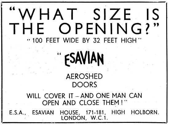 Esavian Hangar Doors                                             