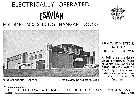 Esavian Hangar Doors - Speke                                     