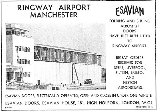 Esavian Folding & Sliding Aeroshed Hangar Doors - Ringway        