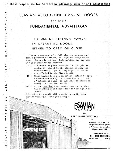 Esavian Hangar Doors                                             