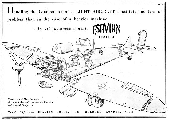 Esavian Aircraft Assembly Equipment                              