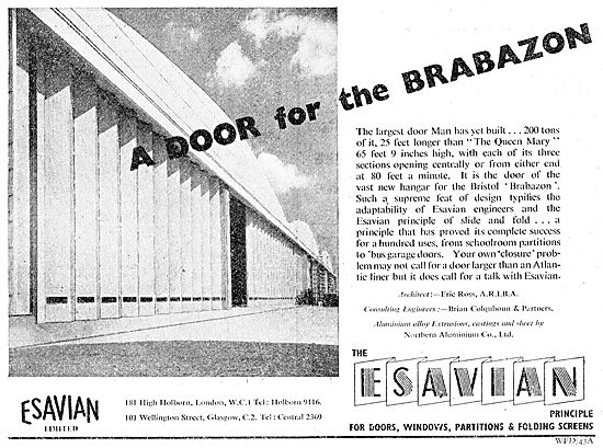 Esavian Hangar Doors - Brabazon Hangar                           