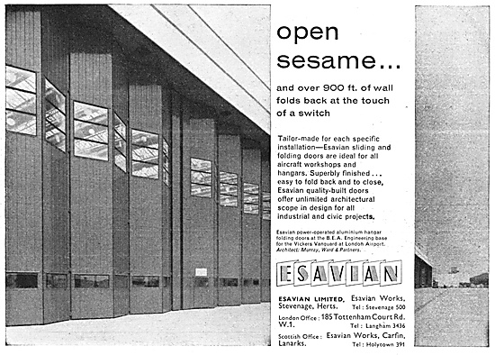 Esavian Hangar Doors 1961                                        