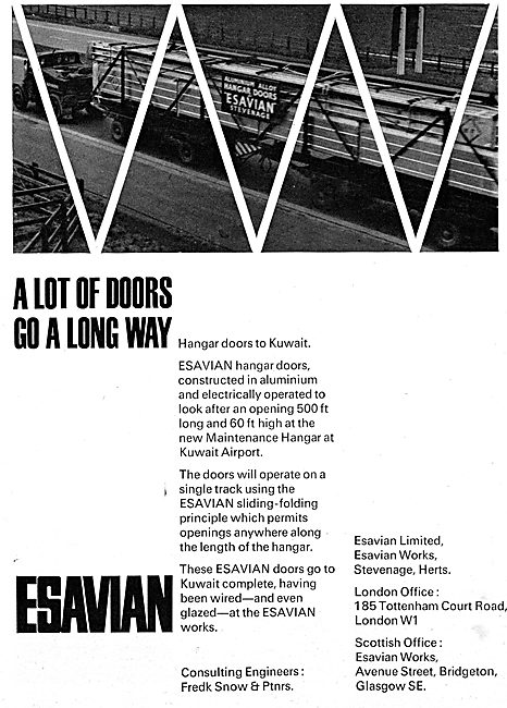 Esavian Hangar Doors 1965                                        
