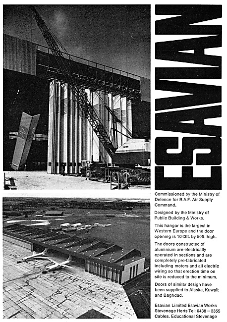 Esavian Hangar Doors 1967                                        