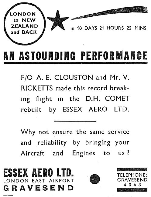 Essex Aero. Aircraft Engineering                                 