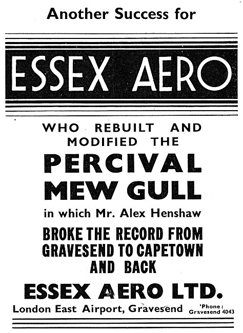 Essex Aero Aeronautical Engineers                                
