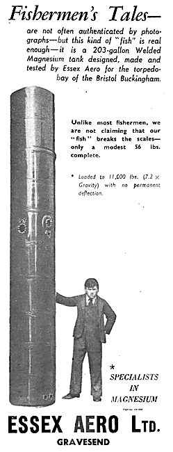 Essex Aero Designed Made & Tested Tank For Bristol Buckingham    