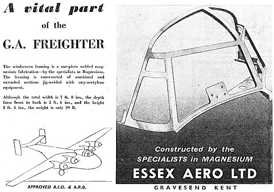Essex Aero Magnesium Aircraft Components                         