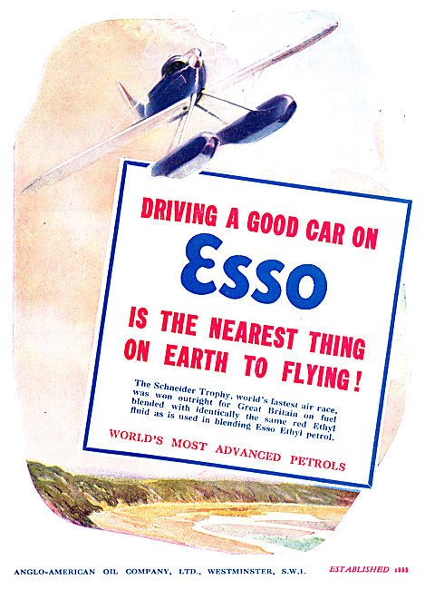 Esso Ethyl Aviation Fuel                                         