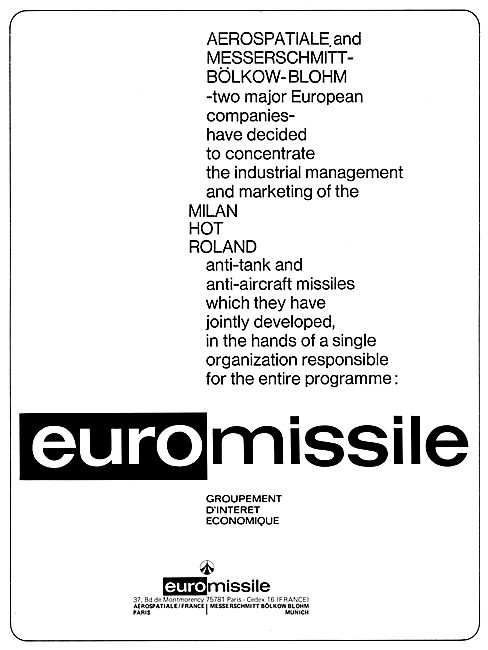 Euro Missile Milan Hot Roland                                    