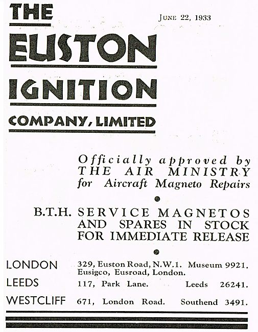 Euston Ignition Co                                               