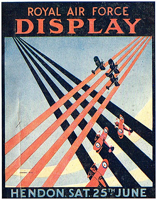 RAF Display Hendon 25th June 1932                                