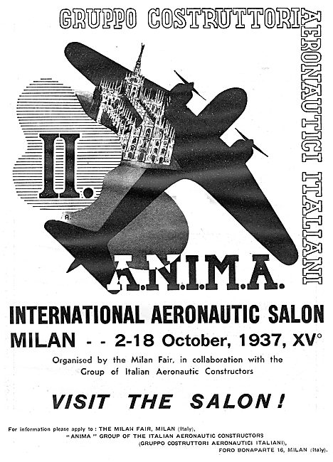 International Air Salon Milan. 2nd-18th October 1937             