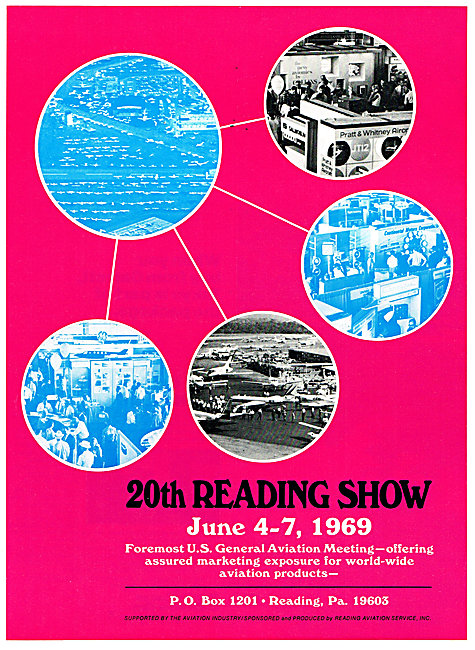 20th Reading Show Pennsylvania General Aviation Meeting 1969     
