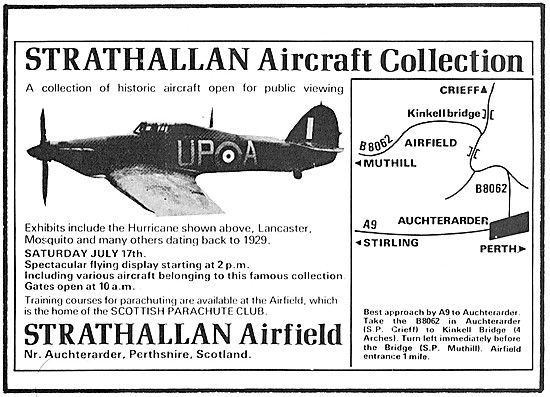 Strathallan Aircraft Collection. Perthshire                      