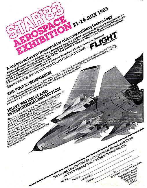 STAR 83 Aerospace Exhibition - At IAT Greenham Common            