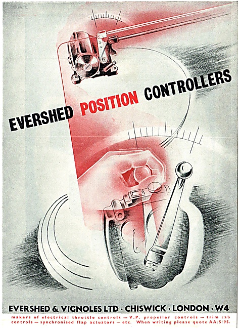 Evershed & Vignoles Aircraft Controls                            