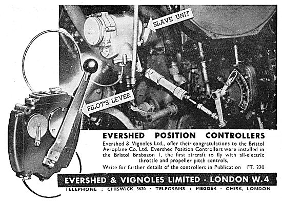 Evershed & Vignoles Aircraft Controls                            