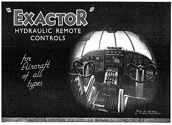 Exactor Hydraulic Remote Controls For Aircraft                   