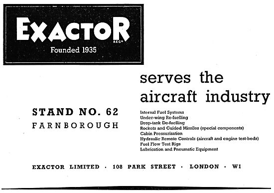 Exactor Aircraft Controls & Components                           