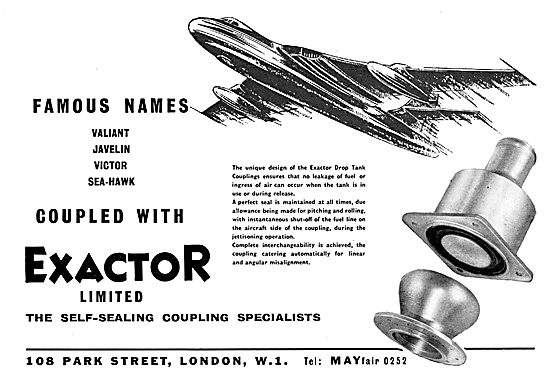 Exactor Self-Sealing Couplings                                   