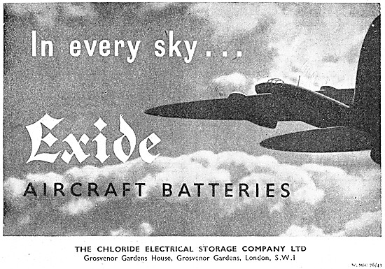 Exide Aircraft Batteries                                         