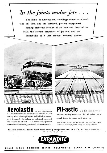 Expandite Aerolastic & Pli-astic Sealing Compounds               