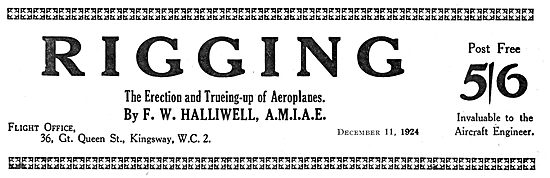 F.W.Halliwell - Rigging                                          