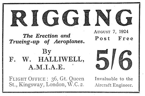 F W Halliwell - Rigging Book                                     