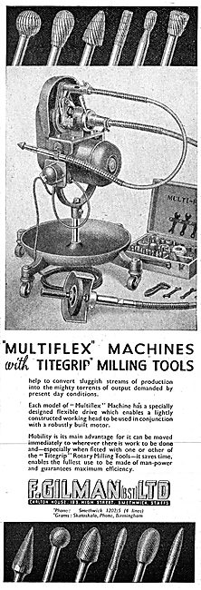 F.Gilman Machine Tools - Multiflex Titegrip Milling Tools        