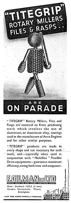 F.Gilman Machine Tools - Multiflex Titegrip Rotary Millers       