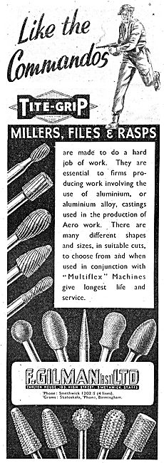 F.Gilman Machine Tools 1943                                      