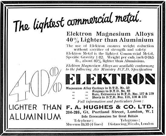 F.A.Hughes Elektron - Magnesium-Zirconium - Alloys               