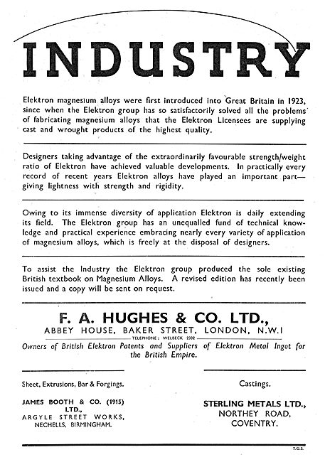 F.A.Hughes Elektron - Magnesium-Zirconium - Alloys               