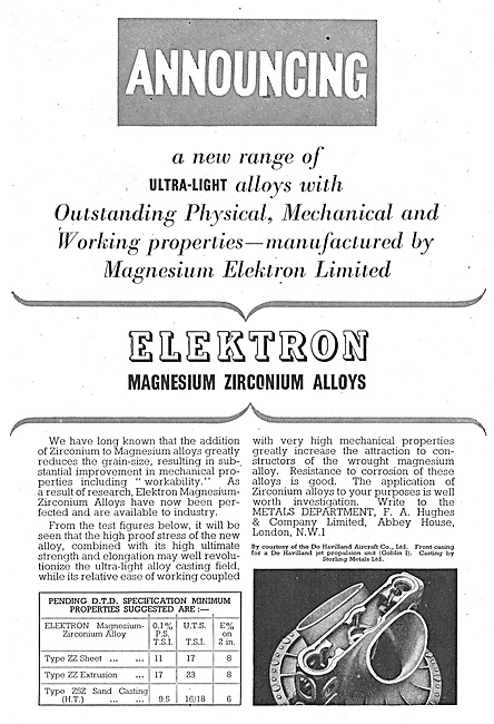 F.A.Hughes Elektron - Magnesium-Zirconium - Alloys               