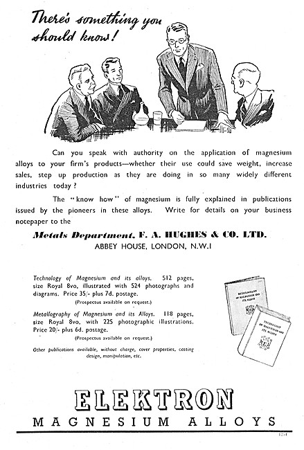 F.A.Hughes Magnesium Alloy Applications                          