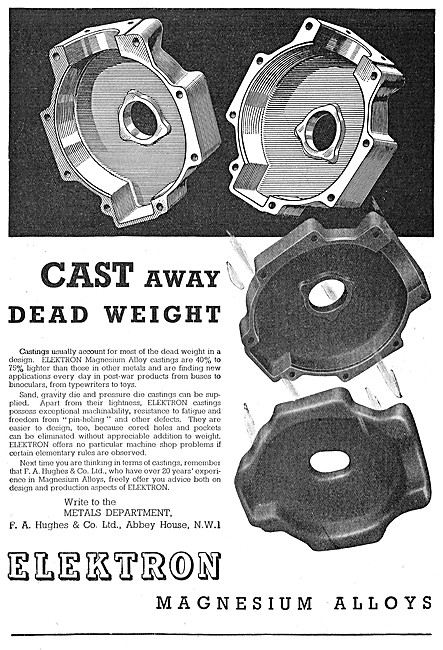 F.A.Hughes Elektron Magnesium Alloy Castings                     