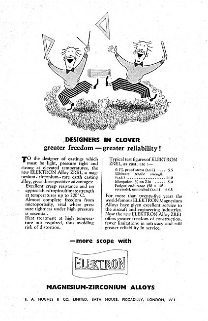 F.A.Hughes Elektron - Magnesium-Zirconium - Alloys 1949          