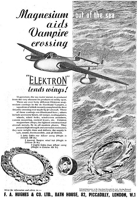 F.A.Hughes Elektron - Magnesium-Zirconium - Alloys 1949          