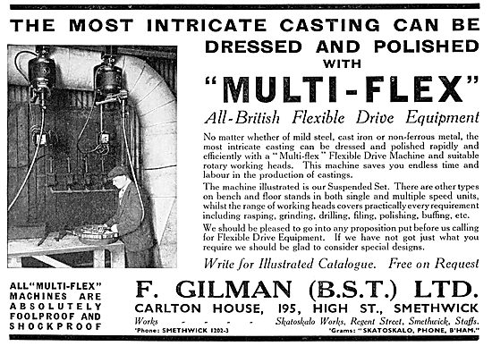 F.Gilman Multi-Flex Flexible Drive Equipment                     