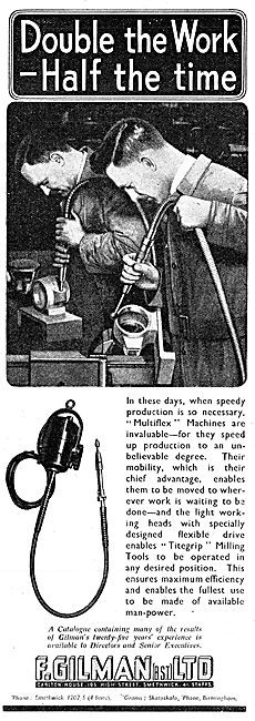 F.Gilman Flexible Drive Equipment. Multiflex & Titegrip          