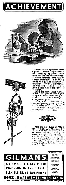 F.Gilman Flexible Drive Equipment                                
