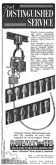 F.Gilman. Machine Tools. Titegrip Rotary Milling Cutters         