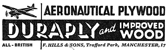 F.Hills Duraply Aeronautical Plywood                             