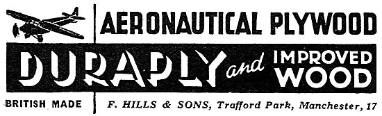 F.Hills Duraply Aeronautical Plywood                             