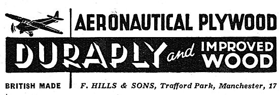 F.Hills Duraply Aeronautical Plywood                             