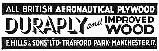 F.Hills Duraply Aeronautical Plywood                             